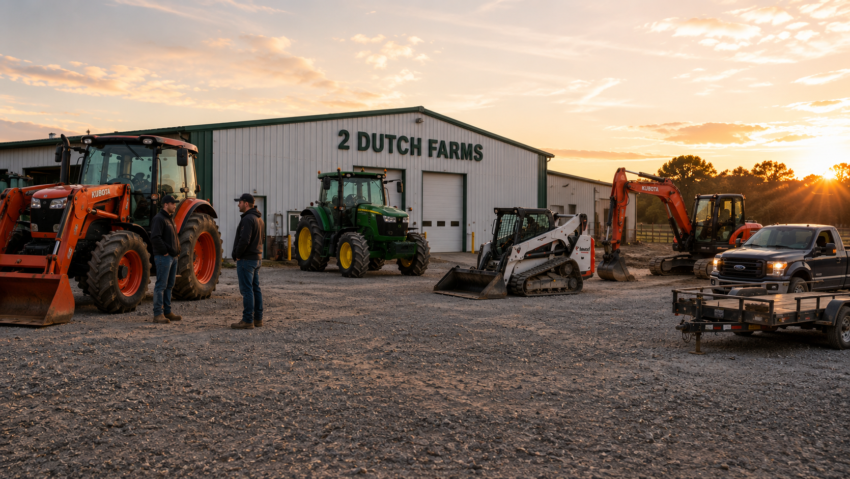 2 Dutch Farms tractor near Ellensburg, Washington
