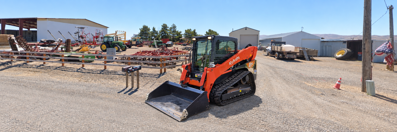 2022 Kubota SVL97-2 + Implements!