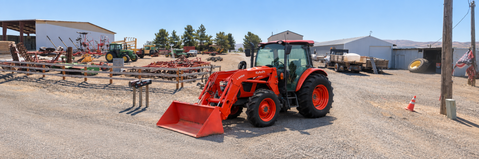 2016 Kubota M5-111 MFWD + Implements!