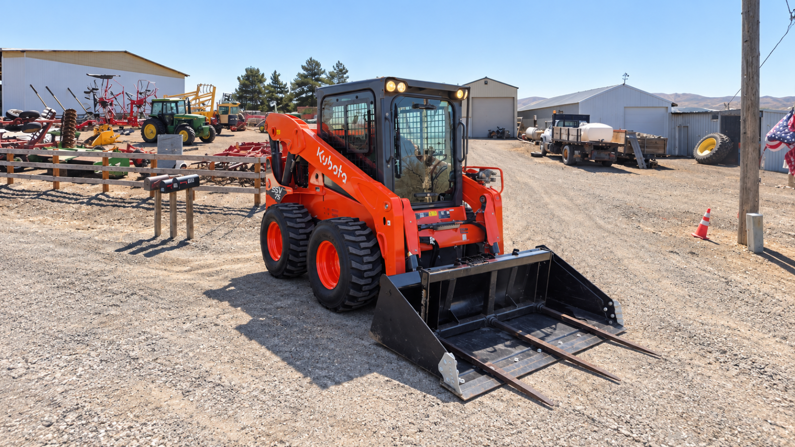 2023 Kubota ssv75 high flow